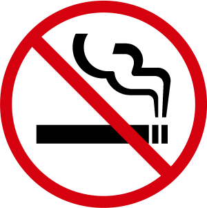 Dilarang merokok di dalam gedung