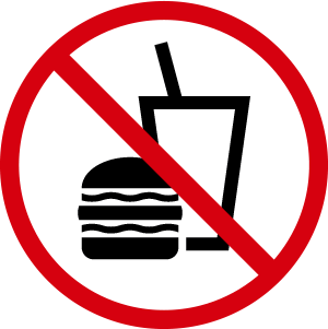 Dilarang makan dan minum di dalam ruang pameran